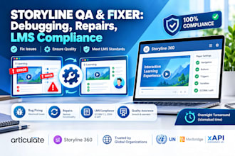 audit, QA, and fix your articulate storyline 360 courses