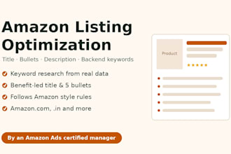 optimize your amazon listing title, bullets and keywords
