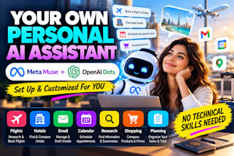 set up and customize your meta muse or openai dots personal ai assistant