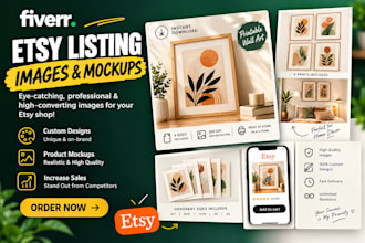 make etsy listing images mockups