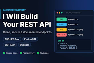 fix bugs and add endpoints to your net core backend