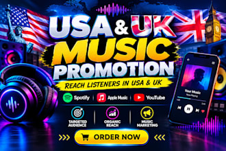do USA UK amazon music promotion apple music promotion itunes spotify shazam