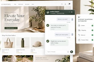 build a shopify ai chatbot for orders, shipping, returns and faqs