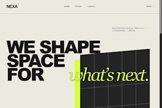 design and develop a modern responsive business website