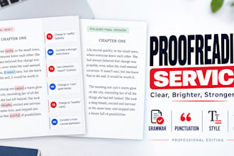 proofread your book or ebook professionally