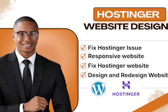 do hostinger website design, hostinger website and fix hostinger website issues