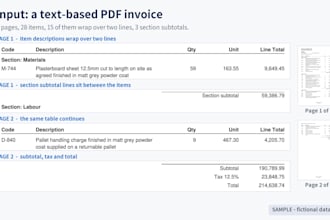 build a tool to extract your PDF invoices or bank statements to excel