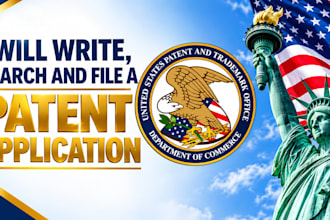 write, search and file a patent application