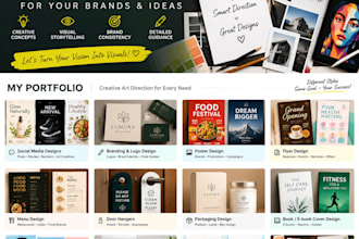 create art direction for your ad and social media campaign