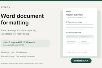 format your microsoft word document with a clean consistent layout