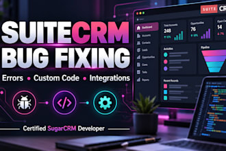 fix suitecrm bugs errors and broken customizations