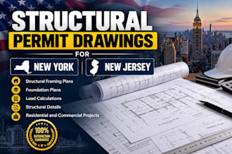 prepare structural permit drawings for new york and new jersey