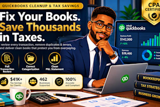 fix your quickbooks as a CPA and save you thousands in taxes