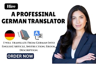 english to german translate book, articles, blog contents from german to english