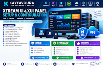 setup reseller panel, restream, xtream ui, xui with m3u