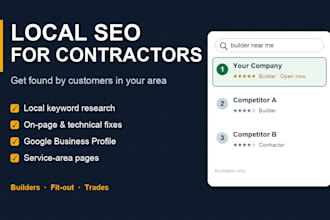 do local SEO for roofing, builder, contractor and remodeling companies