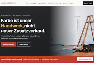 build a fast, custom business website