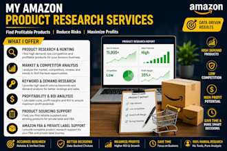 do amazon product research and sourcing specialist