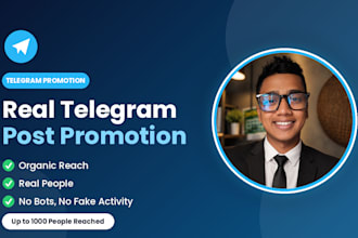 promote your telegram post to increase views