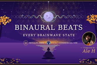 provide binaural beats for commercial use