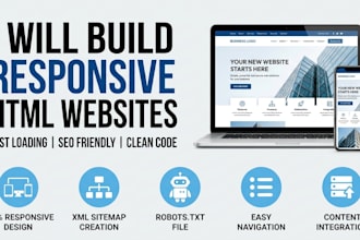 build a static HTML website
