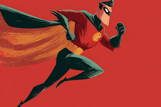 design an original comic book hero for you