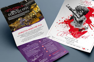 design creative flyer and poster