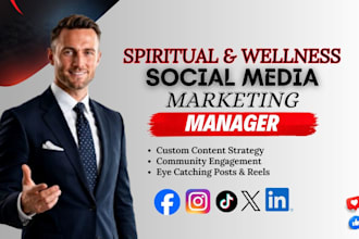 creador de contenido de bienestar espiritual y gestor de marketing social en red