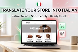translate and localize your ecommerce store into italian