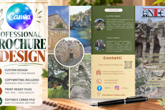 create custom branded canva brochures for your business
