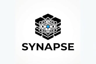 design infrastructure logo with a bold minimal word mark