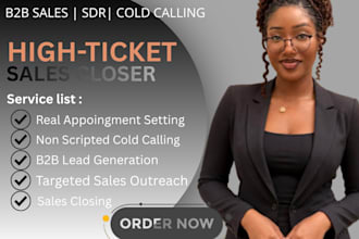 be your high ticket sales closer sales rep salesperson and sdr