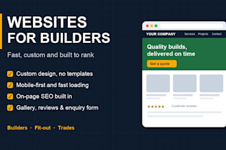 build a contractor, roofing or remodeling website with local SEO
