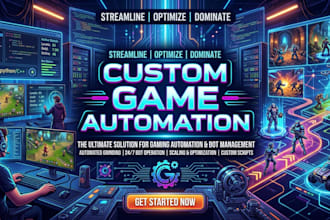 develop custom game bots and automation scripts with autohotkey