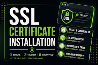 install an SSL certificate and enable https on your website