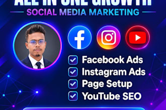 be your facebook ads, instagram ads, and youtube seo expert
