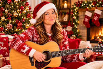 sing custom song christmas holiday song christmas jingle happy new year music