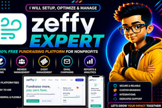 setup zeffy fundrasing platform givebutter gofundme crowdfunding blackbaud site
