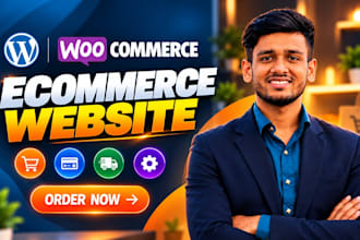 create ecommerce website, online store, webshop using wordpress woocommerce