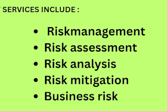 identify, analyze and mitigate business and project risks