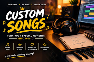 create a custom song based on your idea for any occasion in any language