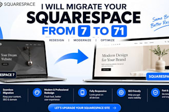 migrate your squarespace from 7 to 71 redesign squarespace website expert