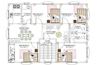 create architectural 2d floor plan, 3d floor plan