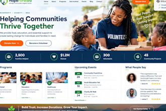 launch a squarespace nonprofit website for charity, ngo, church organizations