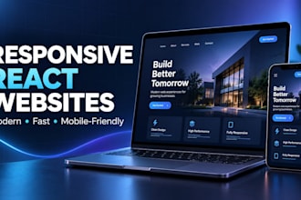 build a responsive react website