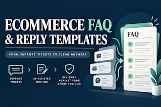 turn ecommerce support tickets into faqs and reply templates