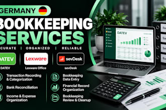 do germany bookkeeping using datev, lexware, sevdesk and lexoffice