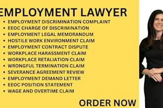 be your ny, ca, florida, texas employment lawyer for severance and eeoc charges