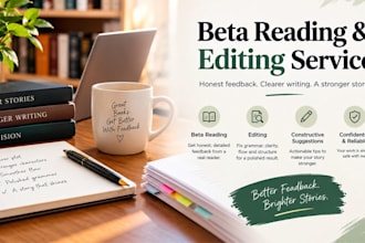 beta read edit and critique your book or manuscript
