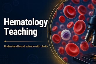 tutor you in hematology and help you understand blood disorders and lab tests